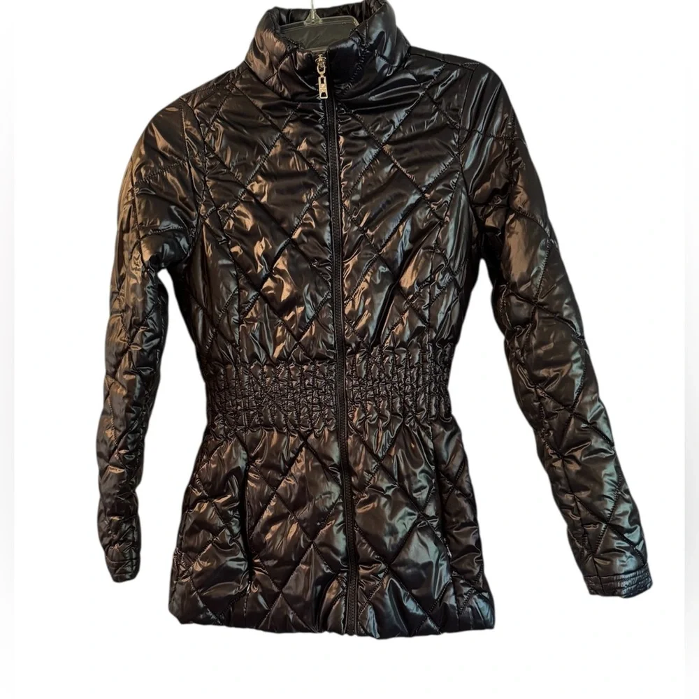 William Rast Women's Black Quilted Jacket - Picture 2 of 10